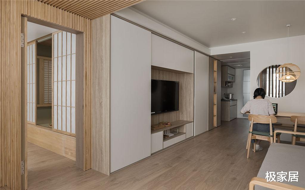 日式风情勾勒92平方米空间,舍弃华丽的元素,只归于自然