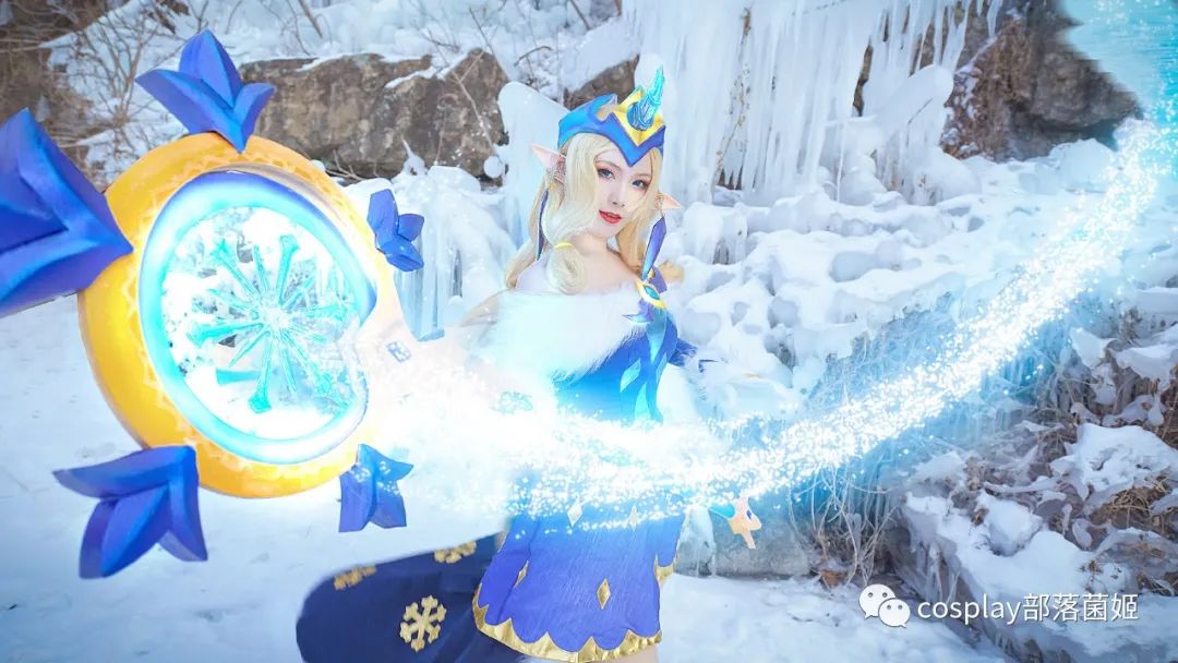 |cos：英雄联盟冬境仙灵·索拉卡cos正片@月潋寒殇