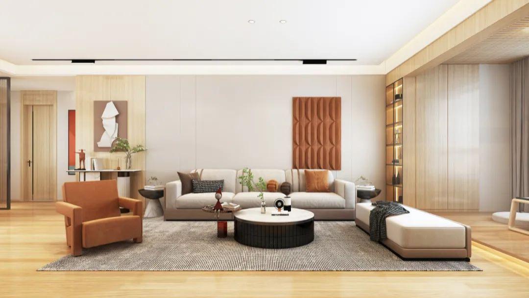 160㎡极简风，干净简练，给人一种心旷神怡的舒适感！