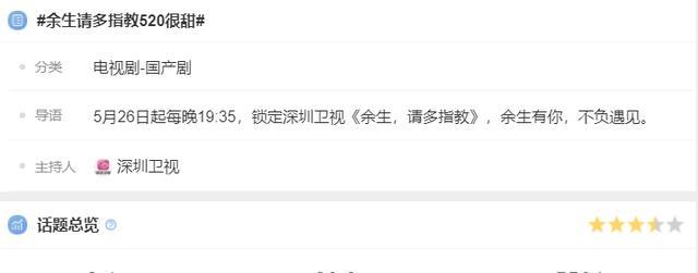 余生|深圳卫视大手笔,《余生》二轮预热好猛,杨紫和肖战发文配合宣传