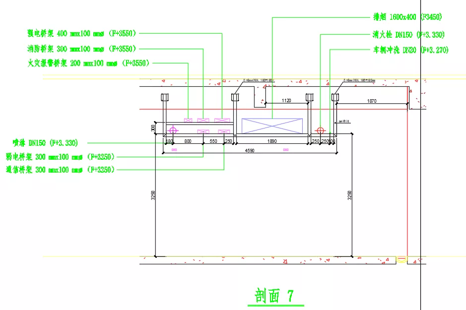 地库机电管线与支吊架如何深化设计?示例学习!