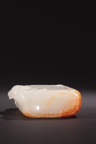 降龙罗汉|清-和田玉籽料“降龙罗汉”鼻烟壶