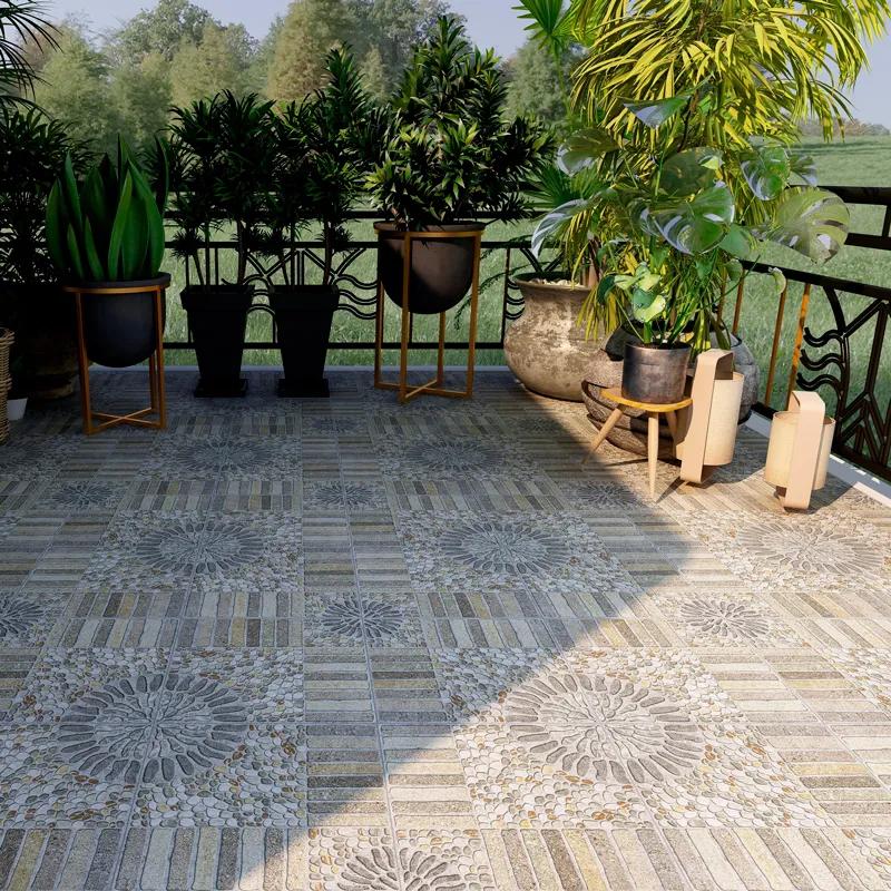 头次见有人这样装修庭院,设计太有才了,整洁美观防滑,太机智了