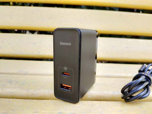 显卡|倍思100W氮化镓充电器:小巧快速安全 笔记本电脑、手机外出一只搞定