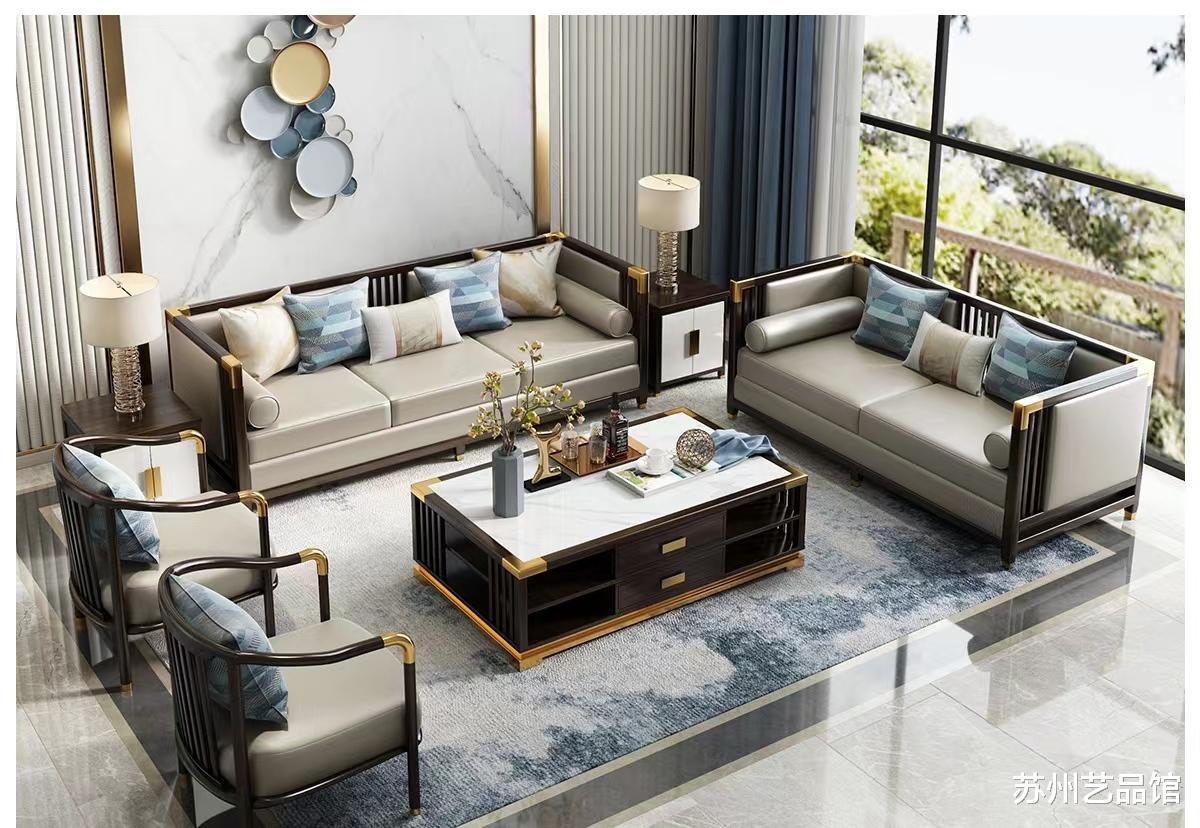 新中式家具散发着淡雅气息,简约又高级