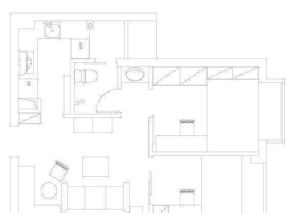 56㎡一居改两居,打造清新北欧风,堪称小户型装修样板!