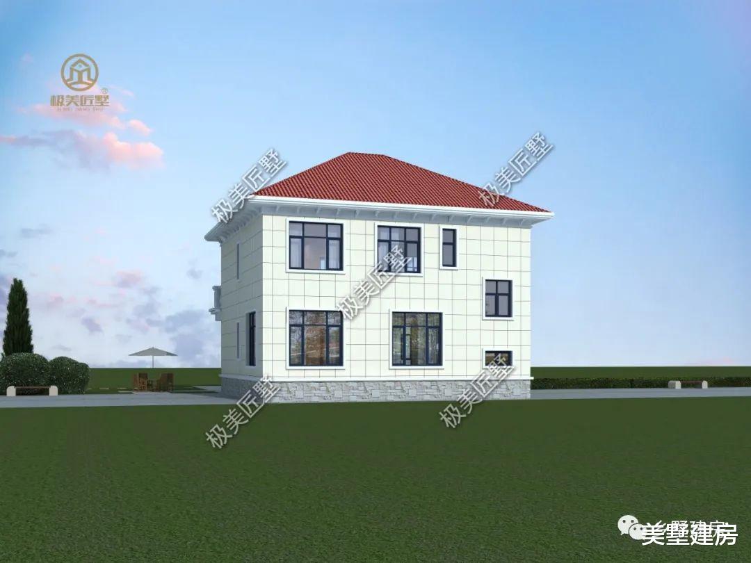 老家有地不浪费，建栋合适的二层简欧，修养身心尽享生活