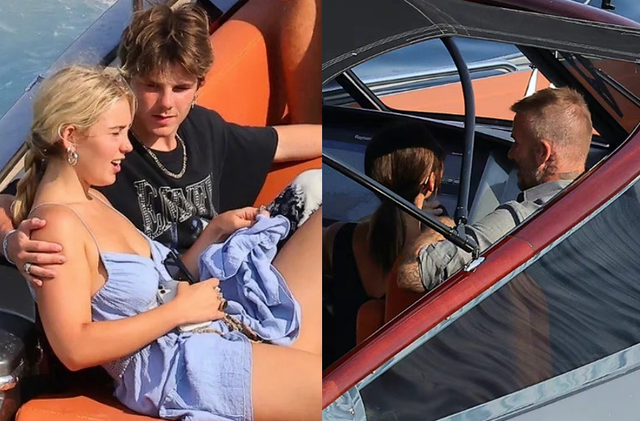 哈珀·贝克汉姆|贝克汉姆一家出海度假！囧三亲女友秀恩爱，小七害羞低头不敢看