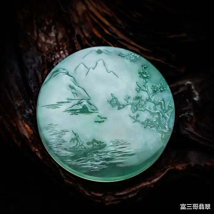|玉赏 ▏翡翠玉雕创作里的山水情怀