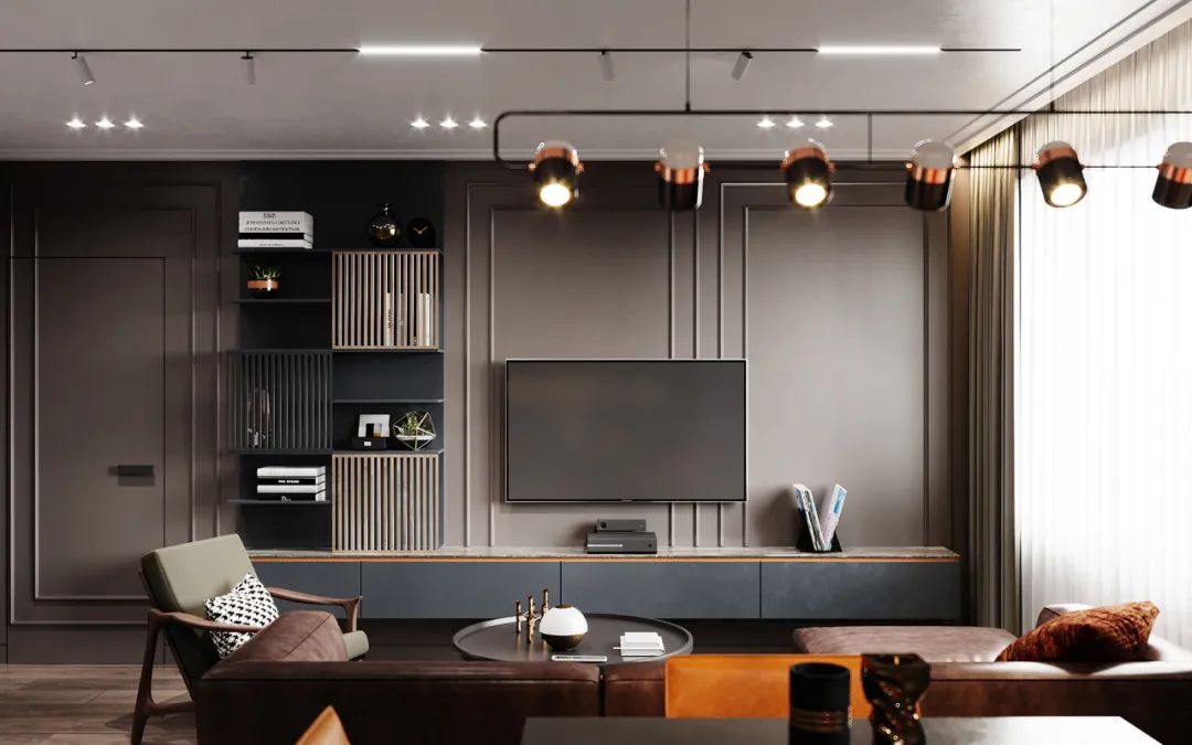 多功能电视背景墙,才是高定的新趋势!