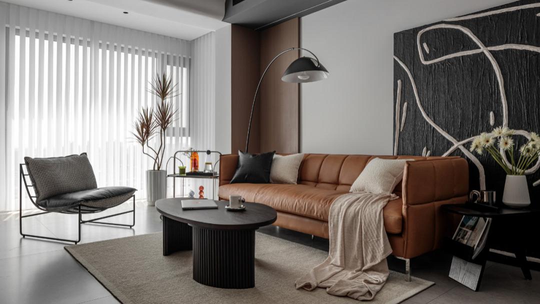 96㎡极简风格，无彩色空间+乐高收纳柜，内敛的居家氛围！