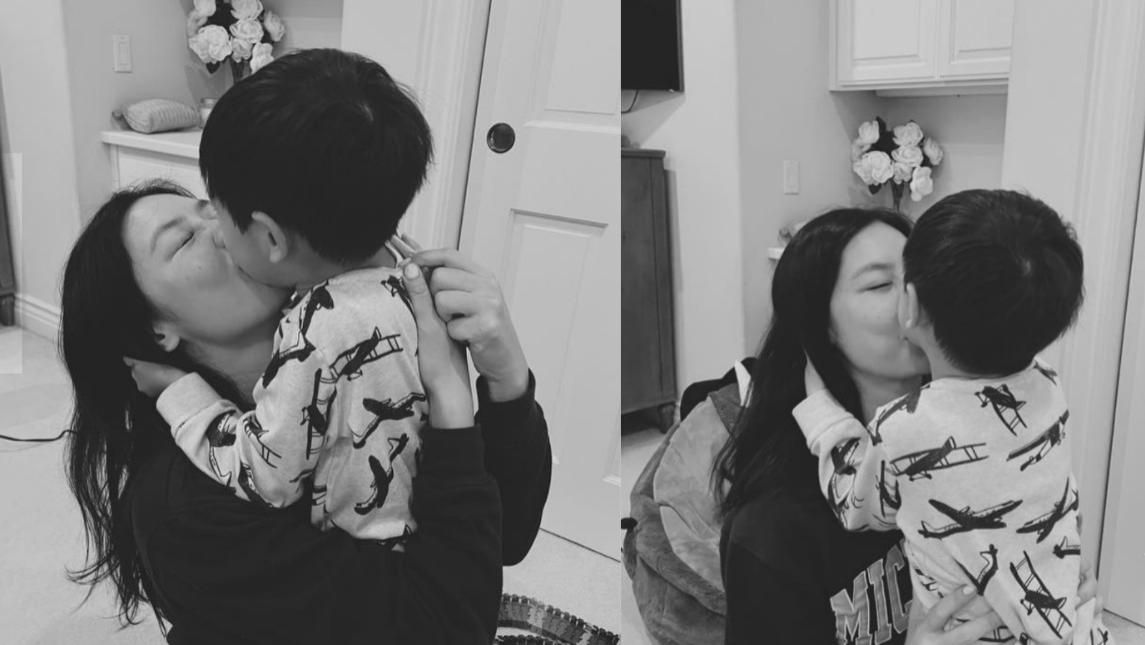 乐基儿|黎明前妻罕晒儿子亲吻照，42岁乐基儿素颜变化大，曾多次婚内出轨