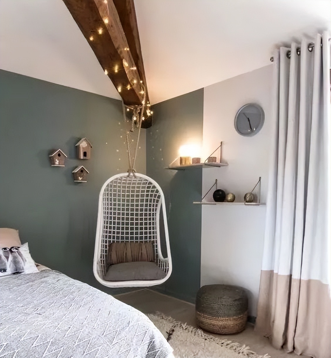 别再用落伍的大白墙了!设计师都在用半墙设计,符合中国人的审美