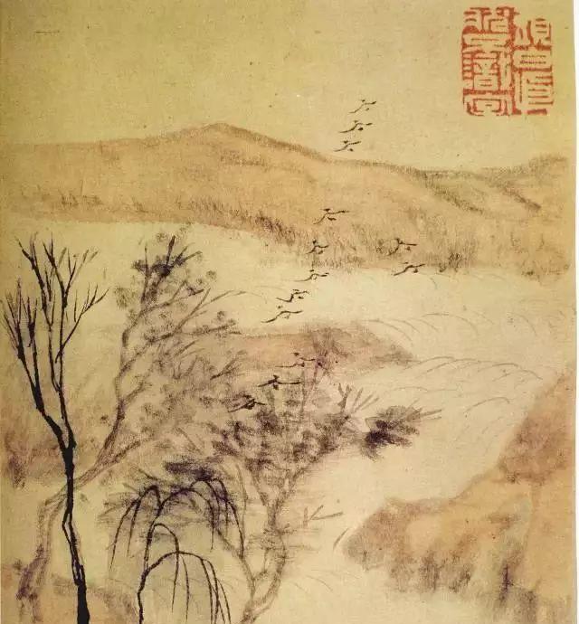 苦瓜和尚石涛高清山水画欣赏：万千墨点，肆意挥洒