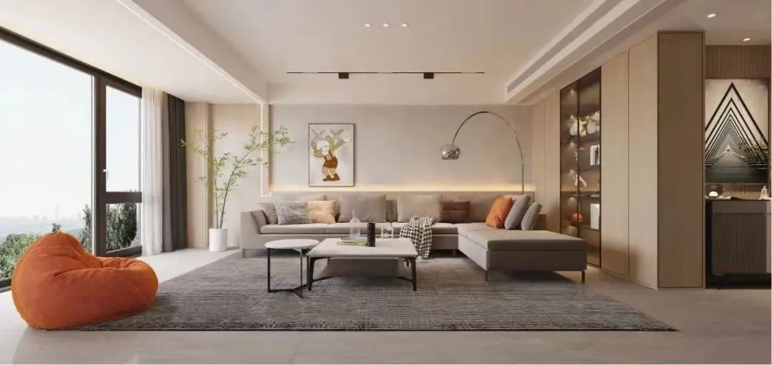 别墅装饰 | 180㎡自然简约--橘子汽水味的房子