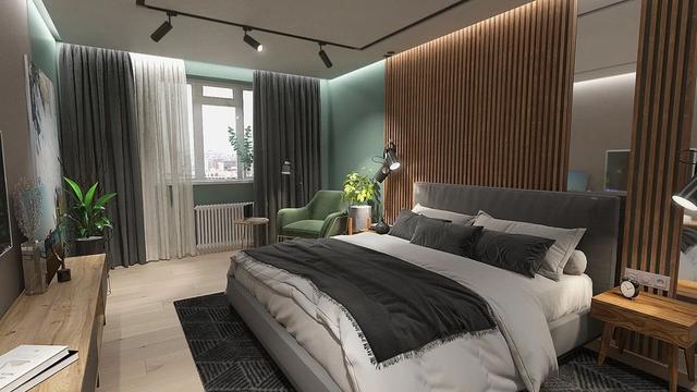 60平米现代风的小公寓,装修设计化繁为简