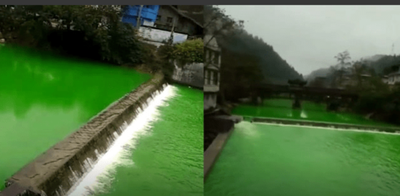 壶口瀑布|黄河壶口瀑布绿波奔腾，为什么黄河水会变绿？是“肥水病”吗？