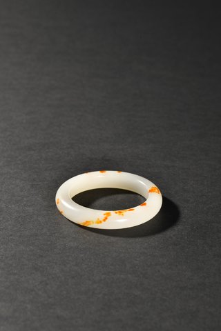 和田玉籽料|和田玉籽料素纹手镯