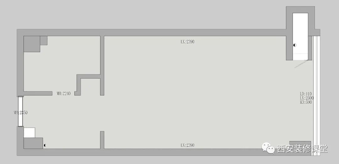 50㎡一室公寓,简单生活简单住