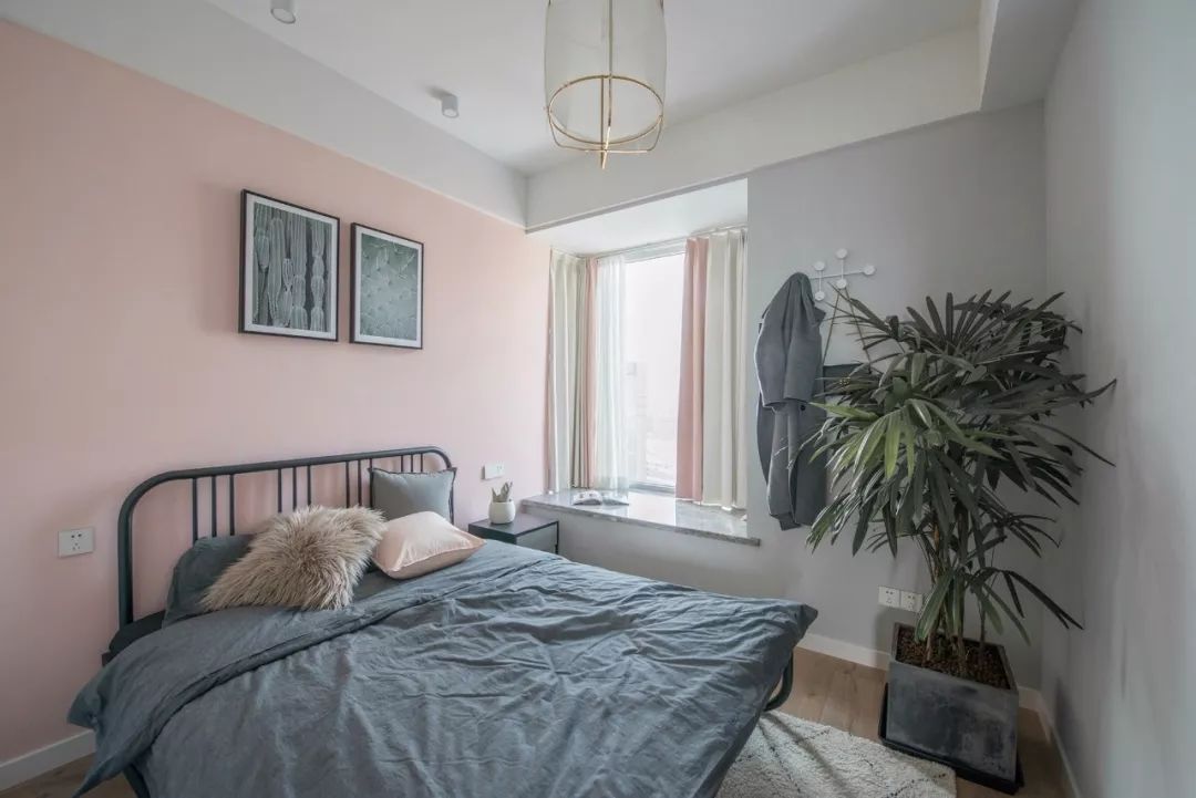 80㎡简约北欧,粉而不腻,恬淡浪漫,浪漫情趣又简约舒适