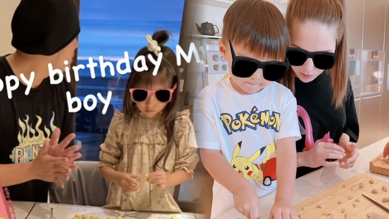 昆凌|昆凌晒三个儿女打牌，哥哥姐姐不轻易言弃，妹妹手小牌大超喜感