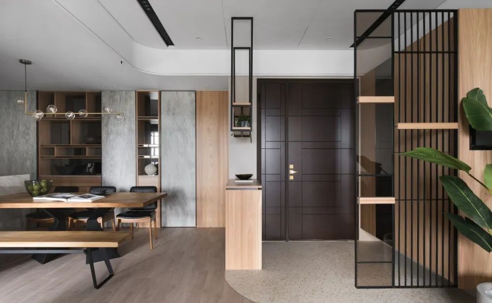 常见的5种入户隔断,组合样式各有不同,颜值收纳个个都没得说!