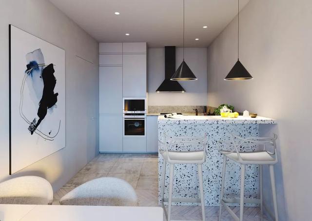 小户型大气装修还做了衣帽间和阳光房,设计感很强