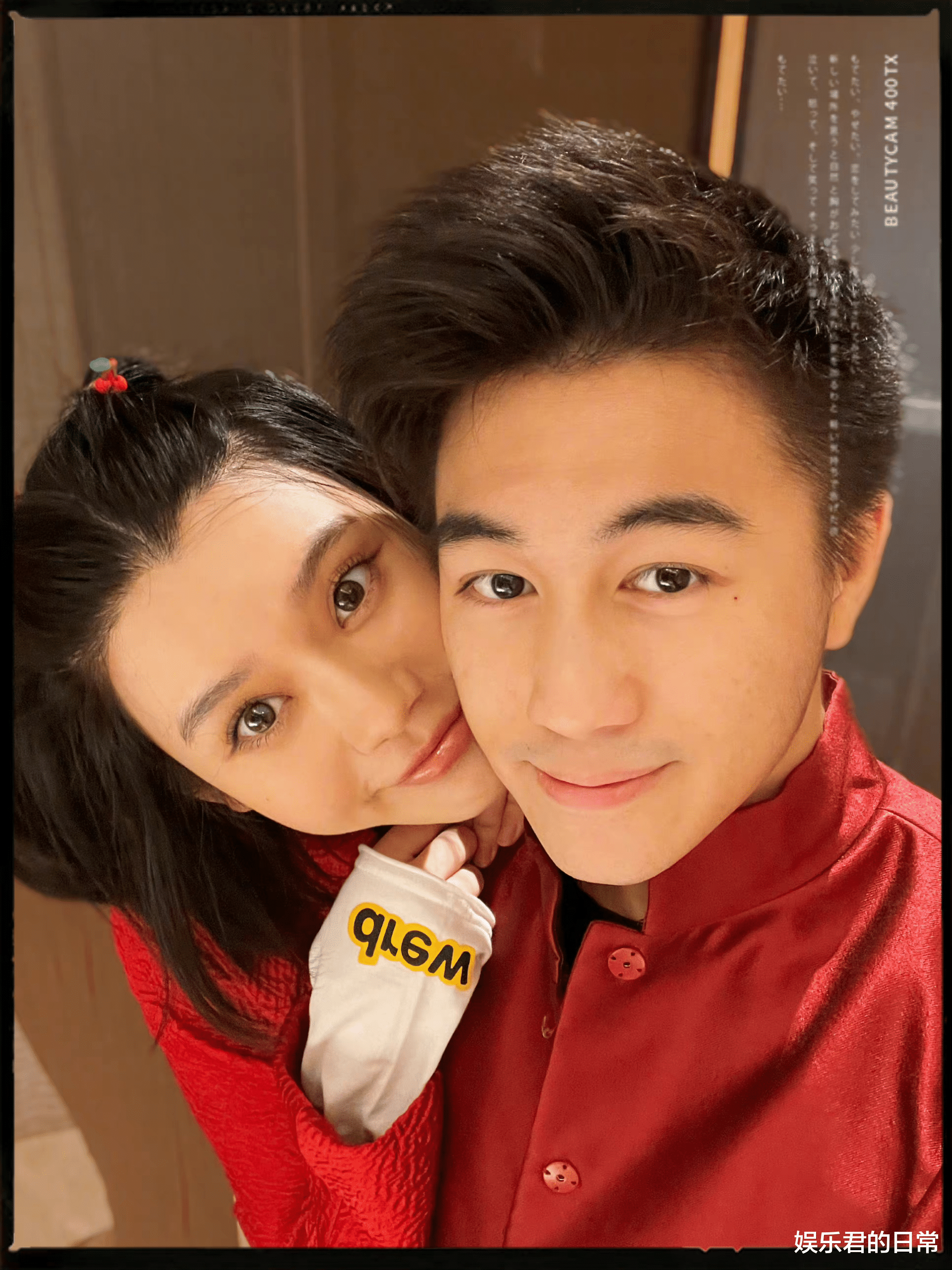 奚梦瑶|33岁奚梦瑶低调庆生，撇嘴与何猷君贴脸秀恩爱，二胎后丰腴似少女