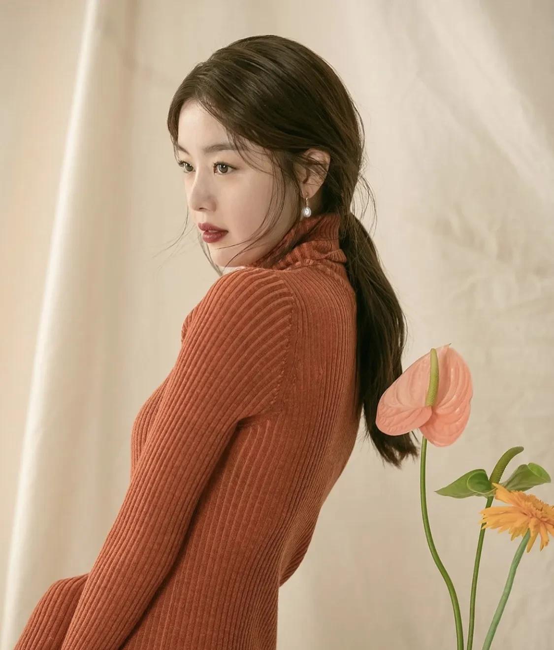 韩善花|韩善花，优雅端庄的知性女神，清甜唯美气质，少女气息爆棚