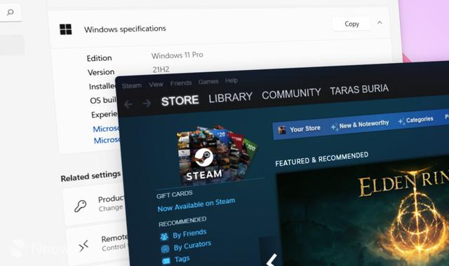 键盘|超过30%的Steam玩家现在正在运行Windows 11