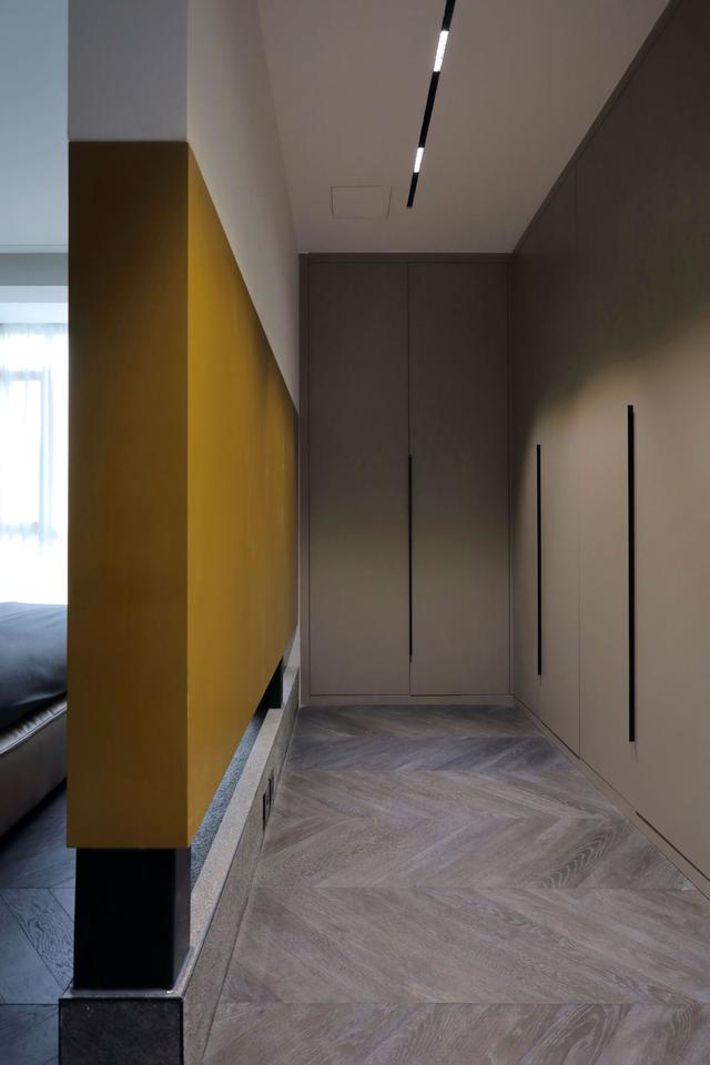 110平方米的二居室,巧妙的颜色搭配,营造舒适大气的新房