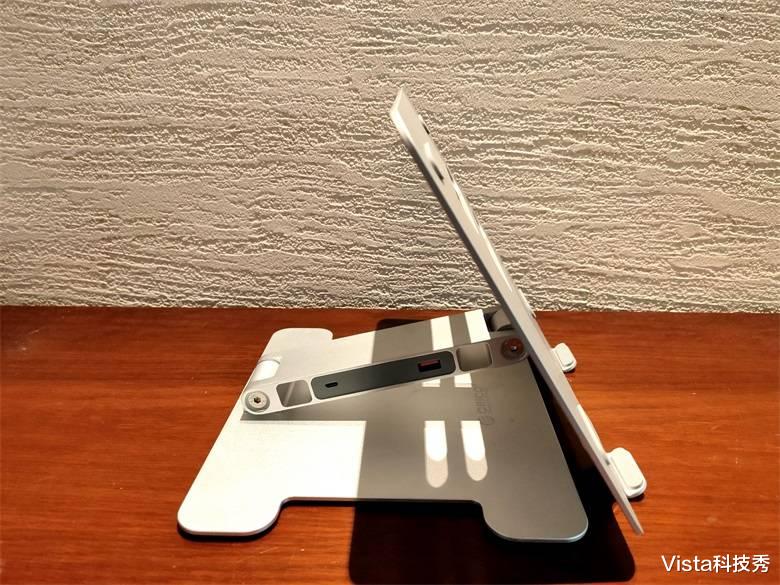 USB|自带扩展坞，防颈椎疲劳，ORICO笔记本增高折叠支架体验
