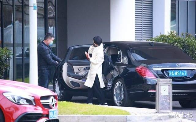 宋春丽|孙俪乘300万豪车走机场，专职司机接送太高调，日系风打扮显素雅