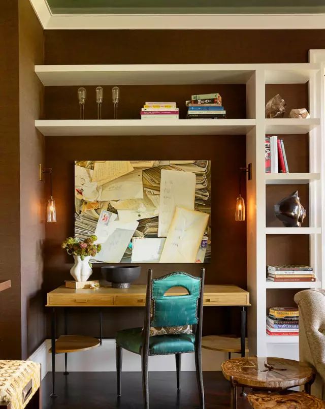 小户型也别忽略了这个书房角,读书工作都用得上