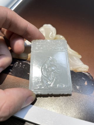 |舊藏和田玉“无双谱”子冈牌