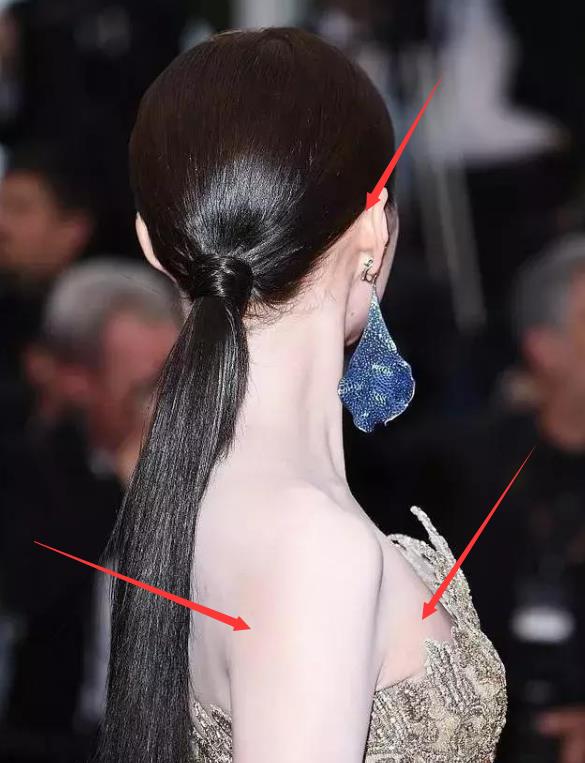 董洁|女明星全身抹粉是“基操”？董洁化妆师超卖力，一寸皮肤都不放过