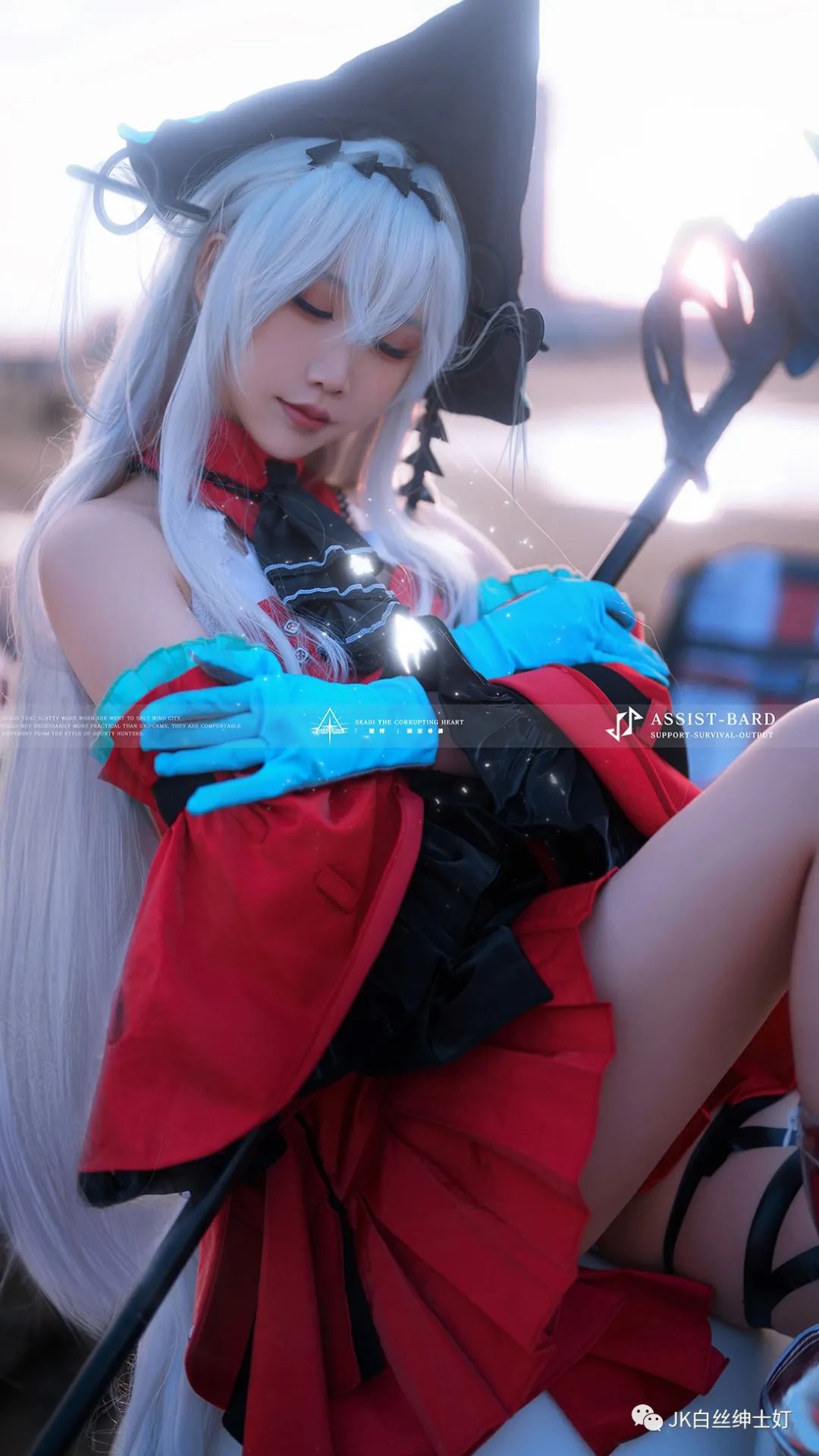 明日方舟|cos：明日方舟 浊心斯卡蒂 那就是个想将我重构, 同化的怪物罢了