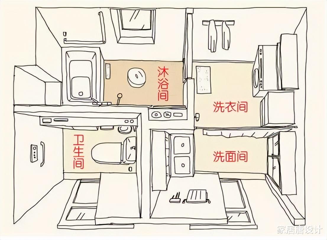 卫生间太小只能放下马桶?日本主妇教你,将5㎡变成10㎡!