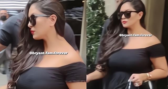 金·卡戴珊|瓦妮莎与女儿拍视频!侧颜样子好迷人,眼睛有光,40岁依然很美