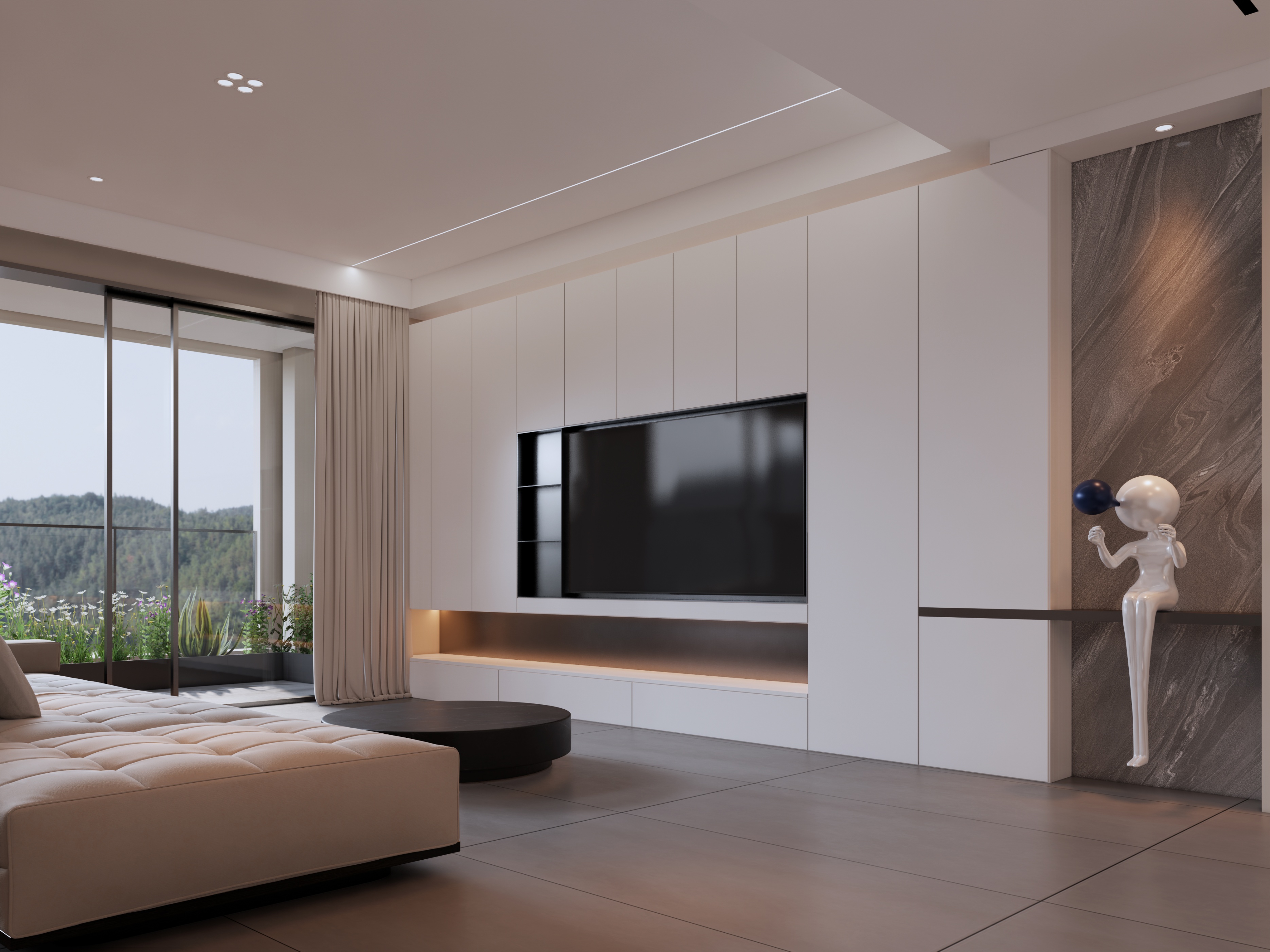 151㎡ 现代奶油风,一隅安宁