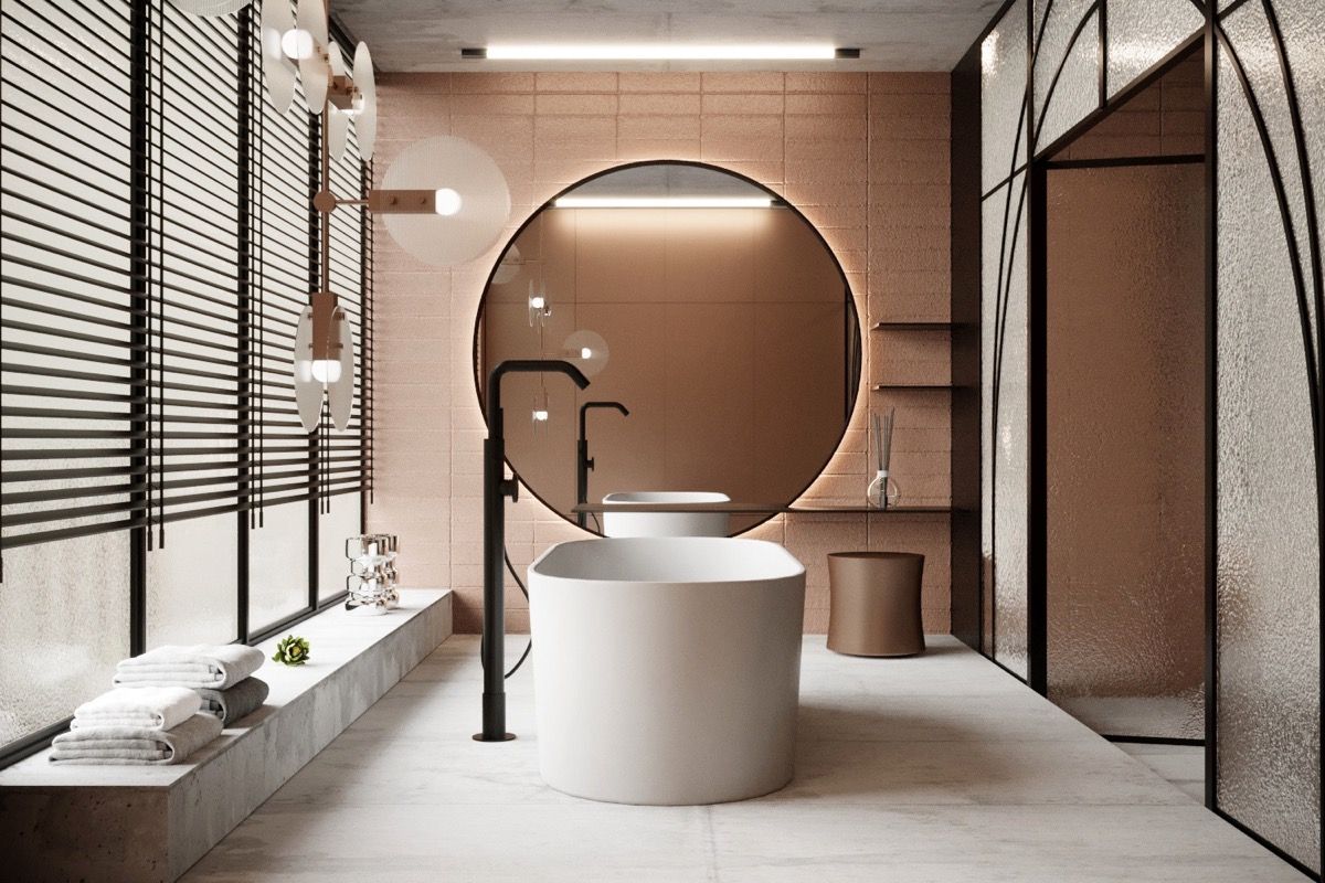 【作品赏析】可帮助您的51 浴室美学设计