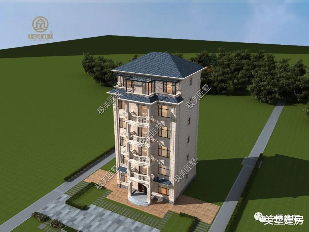 既有高楼既视感，又带自建舒适度，建五世同堂大别墅