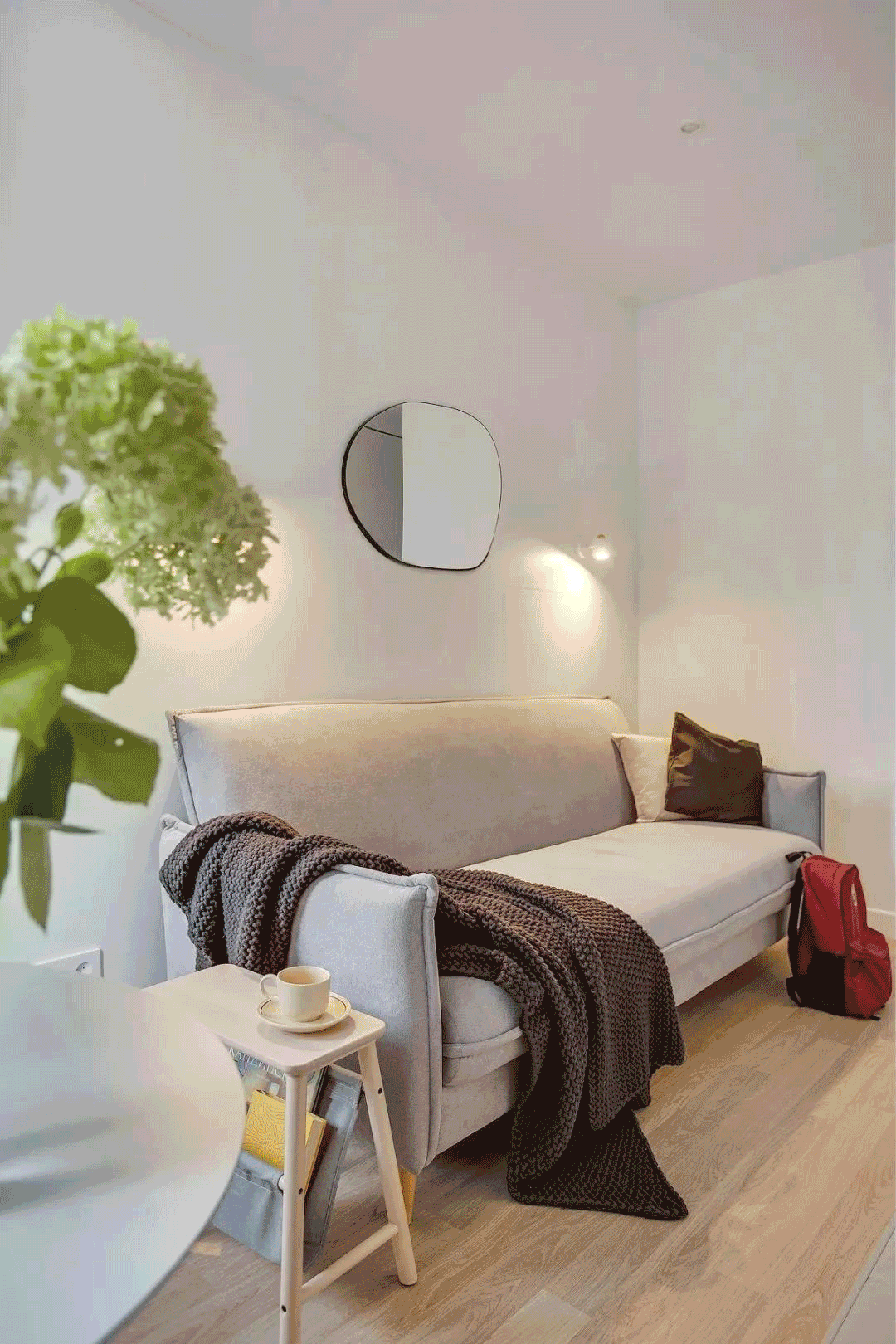 北京女主47㎡新家走红，大白墙不吊顶，效果反而高级大气，晒晒！