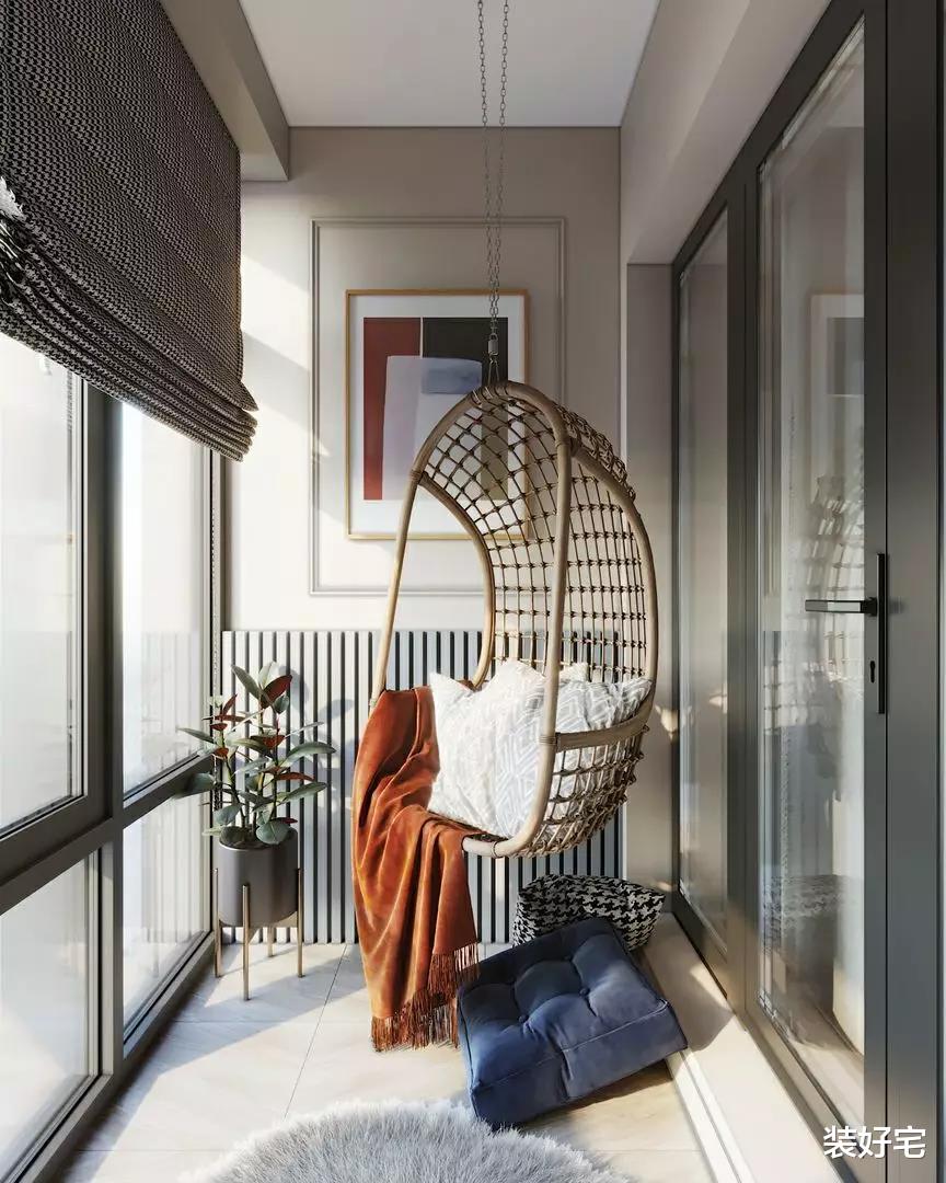 卧室的阳台,用来晒衣服真的太可惜了!看看他们的设计,个个绝美