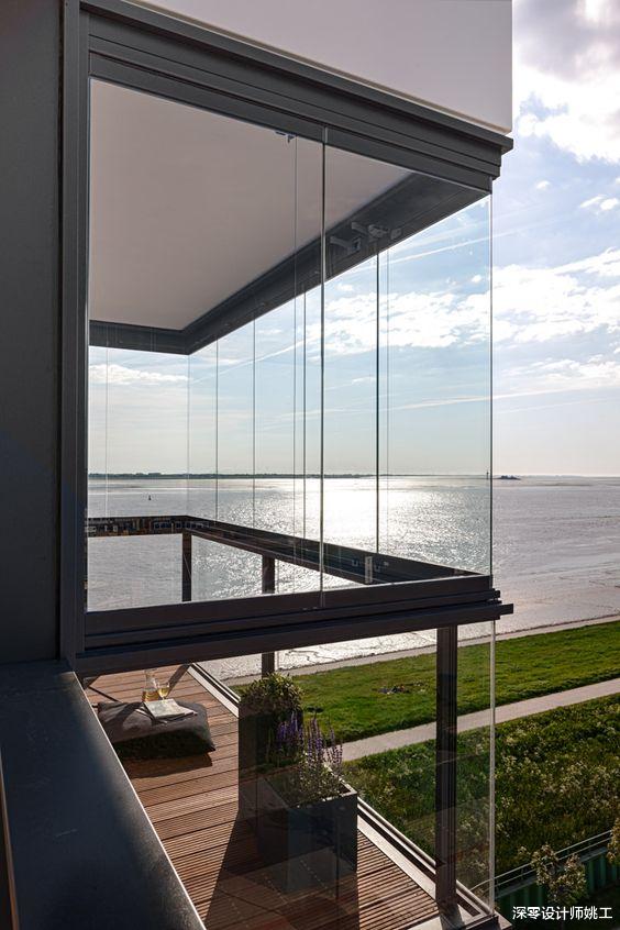 窗户做了护栏+无框折叠，家里就1个阳台，也能实现可封闭可开放状态