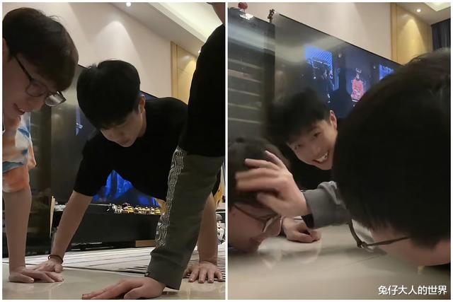 古力娜扎|德云社张九龄带着老秦助理，一起挑战俯卧撑，粉丝：九龄真没白练