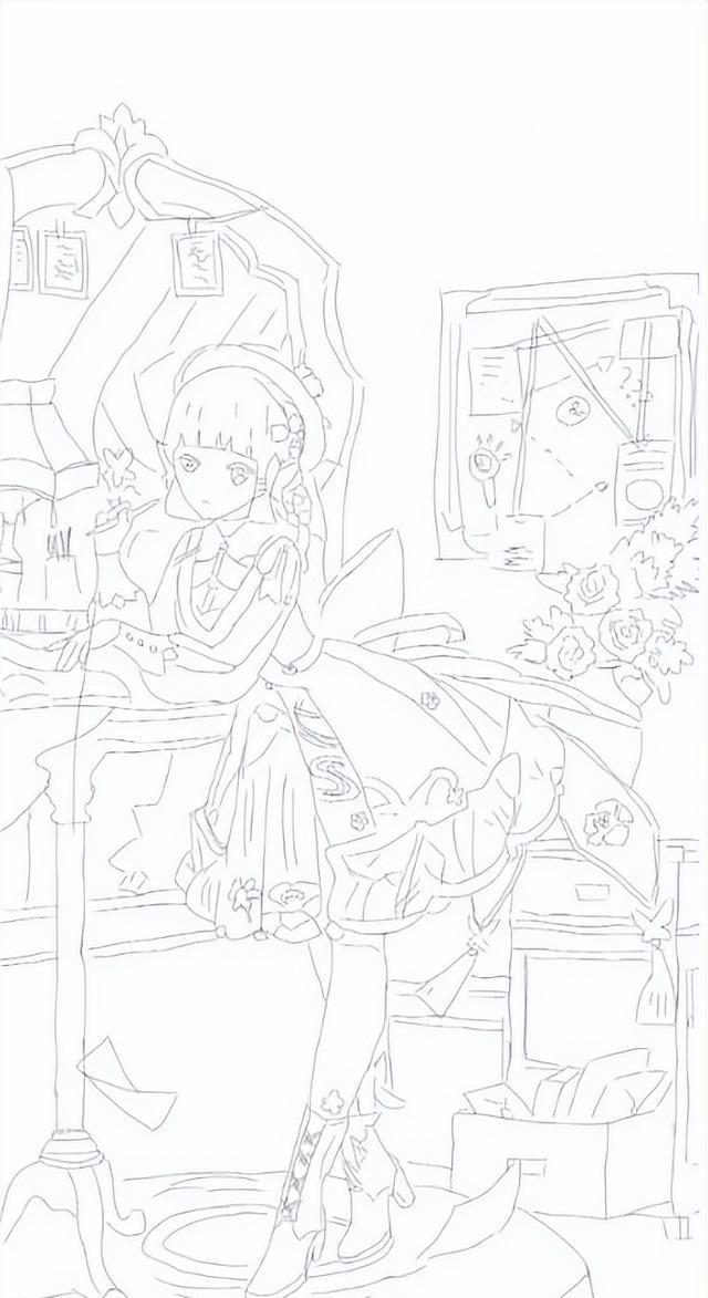 原神 原神:新皮肤立绘曝光,高清版的神里凌华,而且还是星空裙!