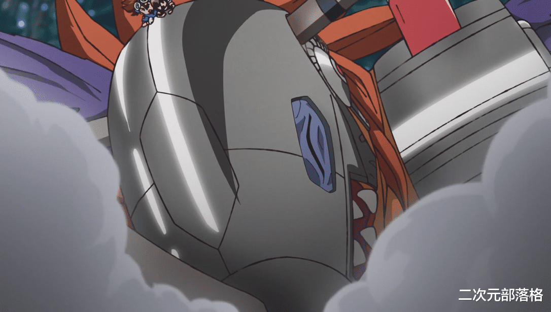 火山|数码宝贝:实力超强的完全体,曽压制机械暴龙兽,究极体被称为最强之盾