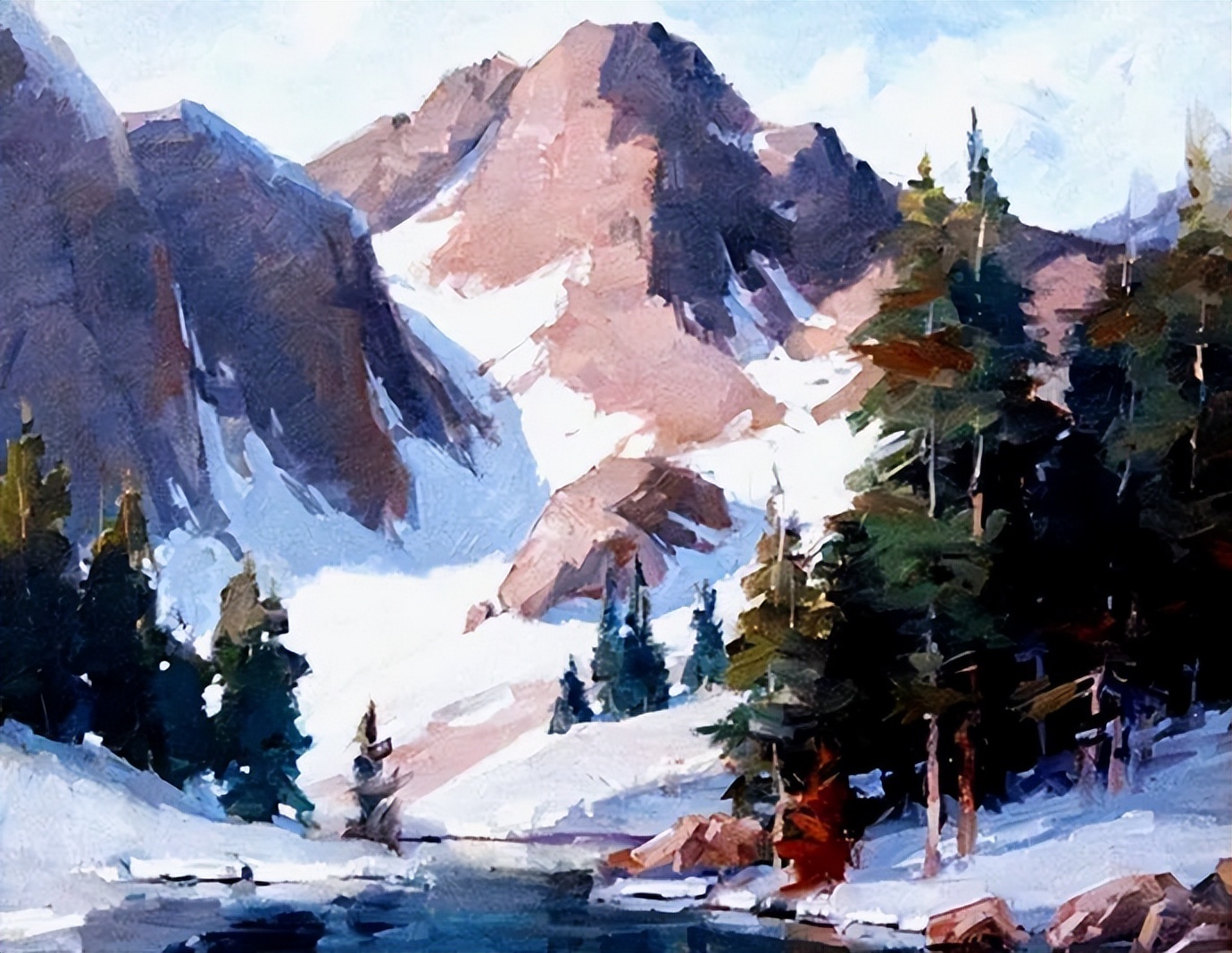 |和煦的阳光温暖惬意，风景优美，景色怡人