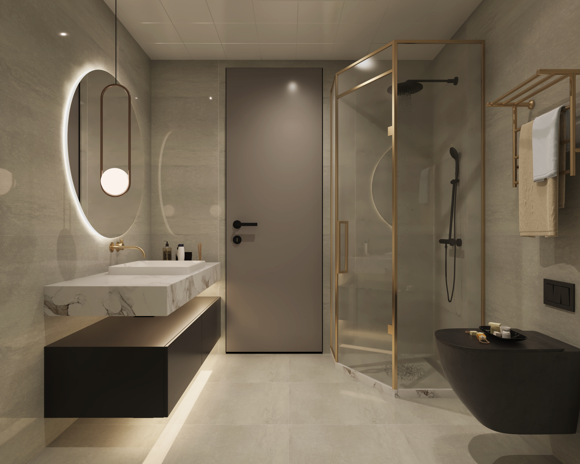 书香门第210平现代装修风格，个时尚又充满温暖的家